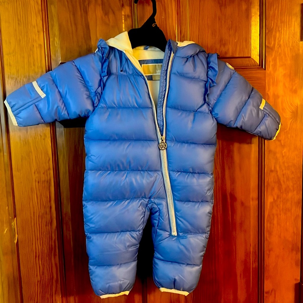 New Michael Kors Baby Girl Snowsuit 0-6 M $220 Unique